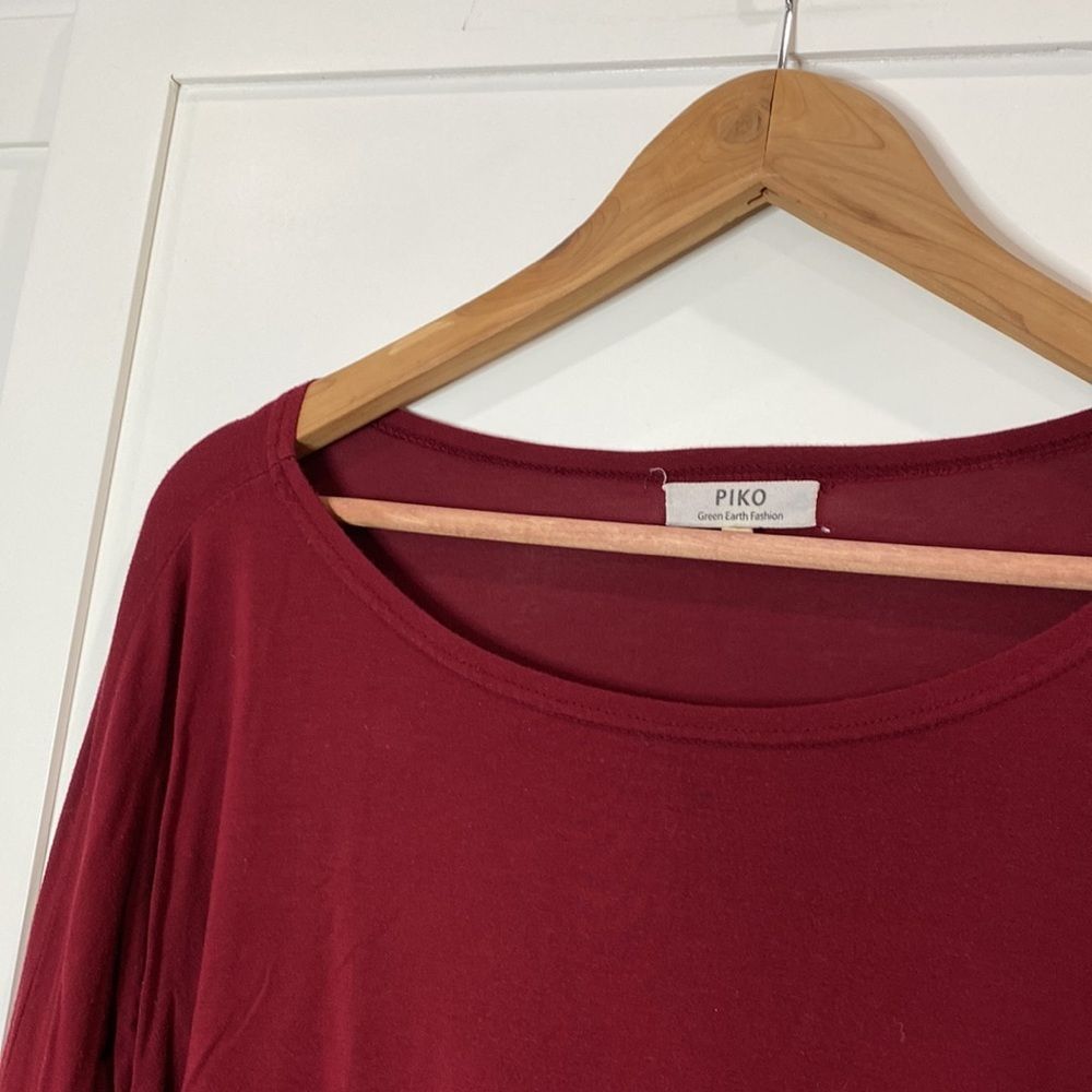 PIKO Red Longsleeve Top Size Small - Picture 3 of 4
